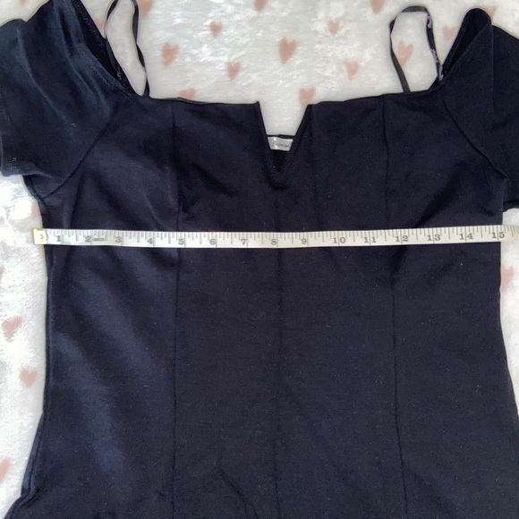 Papaya midi off the shoulder dress - Picture 3 of 4